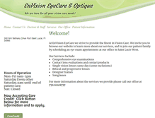 Tablet Screenshot of envisioneyecareslw.com